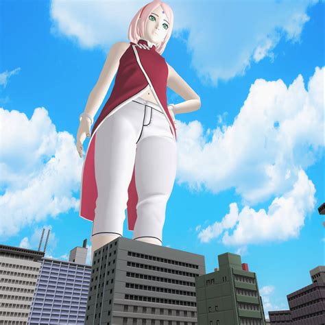 giantess boruto|Giantess Sakura Haruno (Boruto) AI Generated Showcase.